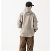 Unisex Jacket Zipper Pocket Hooded Hooded Jacket Men's Jacket Coat